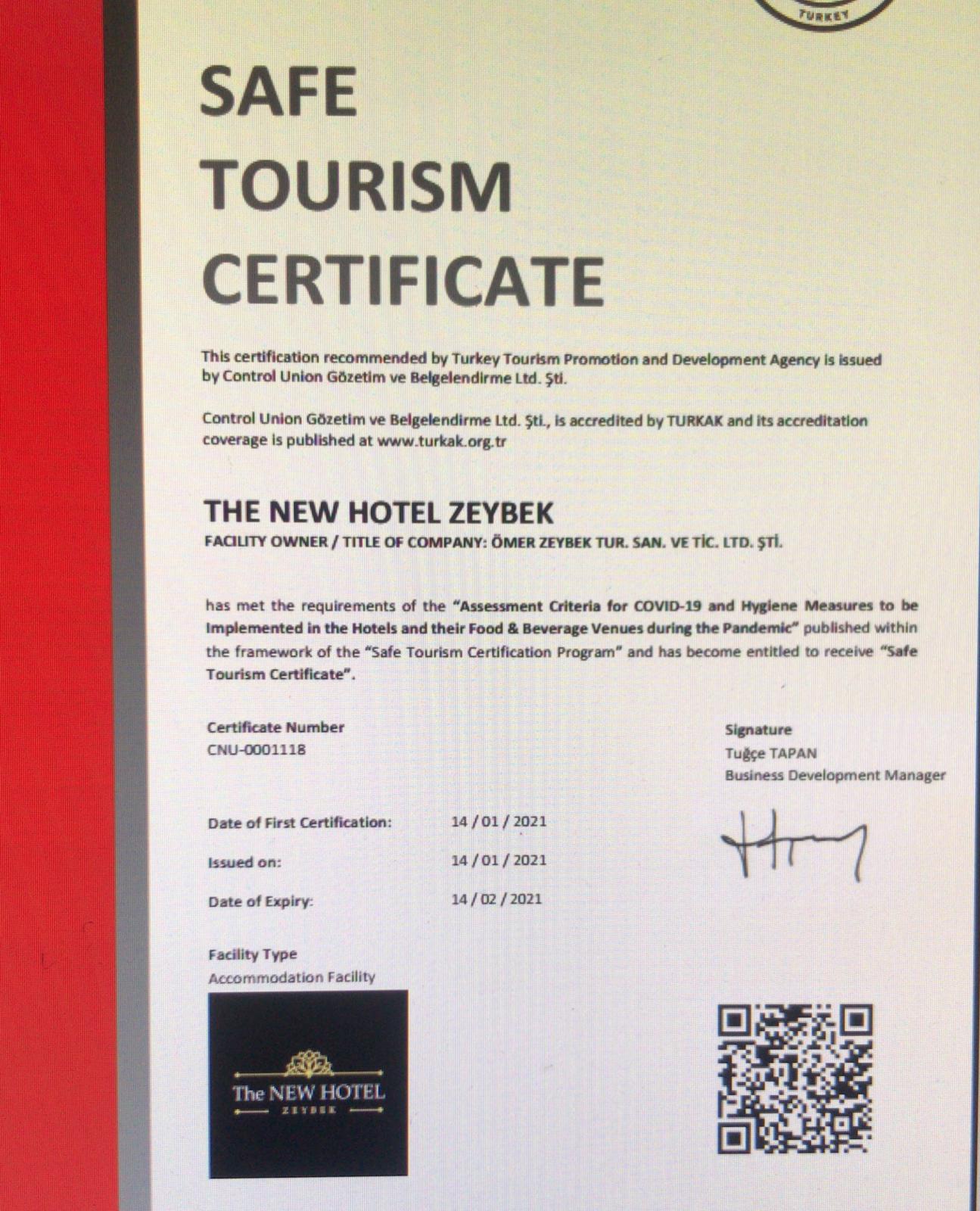 The New Hotel Zeybek Izmir Exterior foto